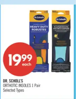 Shoppers Drug Mart DR. SCHOLL'S ORTHOTIC INSOLES offer