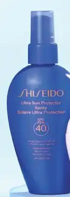 Shoppers Drug Mart Shiseido Ultra Sun Protector Spray SPF 40, 150mL offer