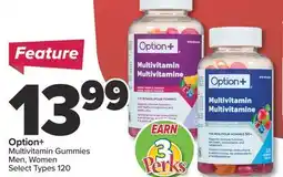 PharmaChoice Option+ Multivitamin Gummies Men, Women Select Types 120 offer