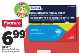 PharmaChoice Option+ Allergy Cetirizine Extra Strength offer