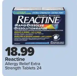 PharmaChoice Reactine Allergy Relief Extra Strength Tablets offer