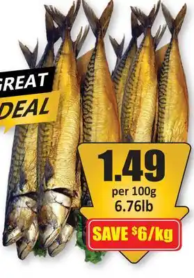 Starsky Fisher King Whole Mackerel Hot Smoked offer