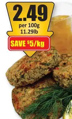 Starsky Starsky's Kitchen Salmon & Quinoa Cakes with Lemon Sauce offer