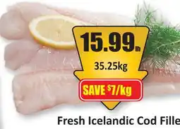 Starsky Fresh Icelandic Cod Fillet offer