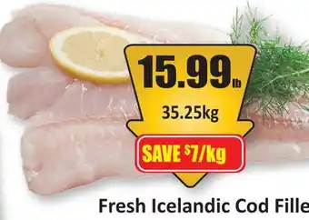 Starsky Fresh Icelandic Cod Fillet offer