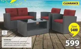 JYSK HAMBURG 4-piece conversation set offer
