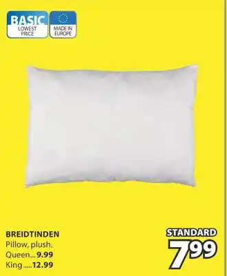 JYSK BREIDTINDEN Pillow offer