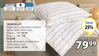 JYSK Tronfjellet Duvet offer
