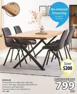 JYSK ROSKILDE Dining table offer