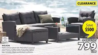 JYSK Molkom Patio conversation set offer
