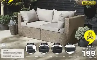 JYSK Bastrup Modular patio coordinates offer