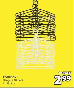 JYSK SIGBRANDT Hangers offer