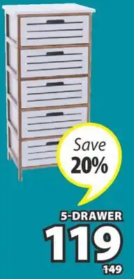 JYSK Fyn 5-Drawer offer