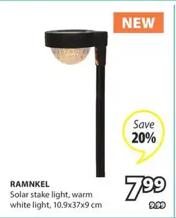 JYSK RAMNKEL Solar stake light offer