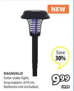 JYSK RAGNVALD Solar stake light offer