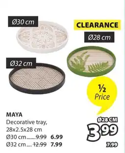 JYSK MAYA Decorative tray offer
