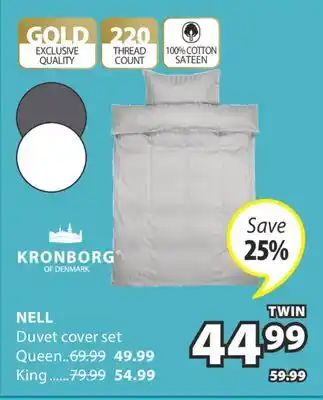JYSK NELL Duvet cover set offer