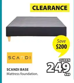 JYSK SCANDI BASE Mattress foundation offer