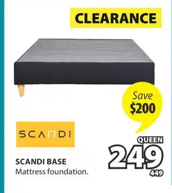 JYSK SCANDI BASE Mattress foundation offer