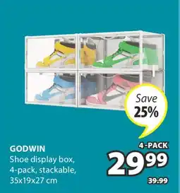 JYSK Godwin Shoe display box offer
