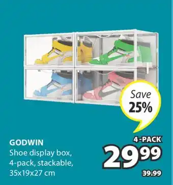 JYSK Godwin Shoe display box offer