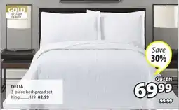 JYSK DELIA 3-piece bedspread set offer