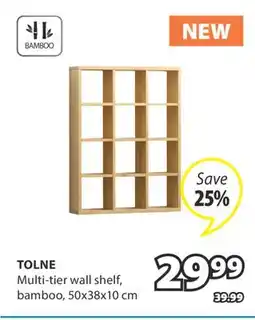 JYSK TOLNE Multi-tier wall shelf offer