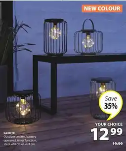 JYSK Glente Outdoor Lantern offer