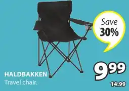 JYSK HALDBAKKEN Travel chair offer