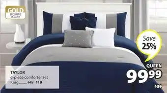 JYSK Taylor 6-piece comforter set offer