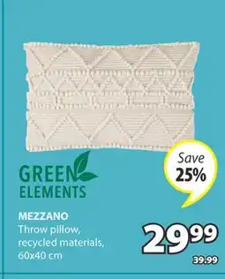 JYSK MEZZANO Throw pillow offer