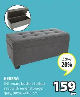 JYSK Heberg Ottoman offer