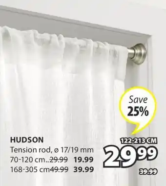 JYSK Hudson Tension rod offer