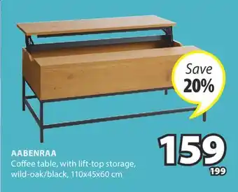 JYSK AABENRAA Coffee table offer