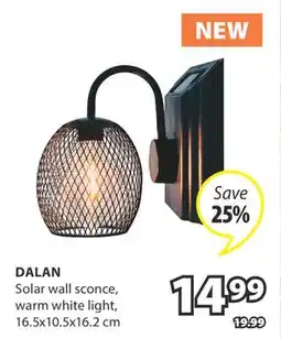 JYSK DALAN Solar wall sconce offer