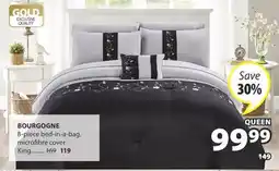 JYSK Bourgogne 8-piece bed-in-a-bag, microfibre cover offer