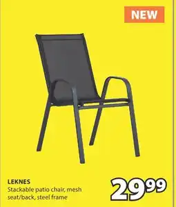 JYSK LEKNES Stackable patio chair offer