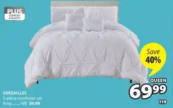JYSK VERSAILLES 5-piece comforter set offer