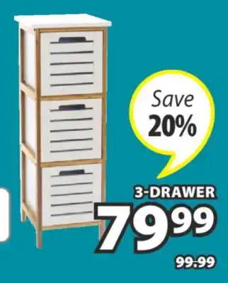 JYSK Fyn 3-drawer offer