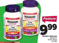 RxHealthMed Webber Naturals Melatonin offer