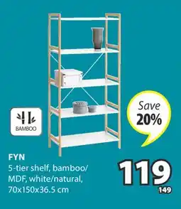 JYSK FYN 5-tier shelf offer