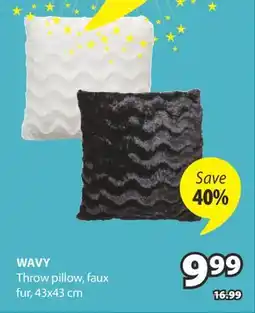 JYSK WAVY Throw pillow offer