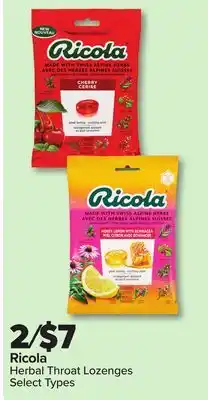 RxHealthMed Ricola Herbal Throat Lozenges offer