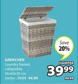 JYSK GRENCHEN Laundry basket offer