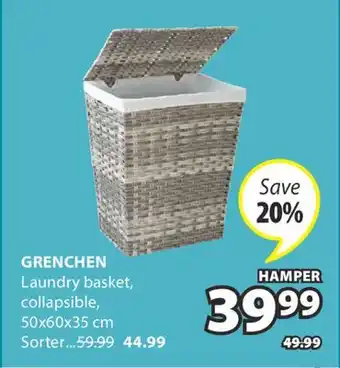 JYSK GRENCHEN Laundry basket offer