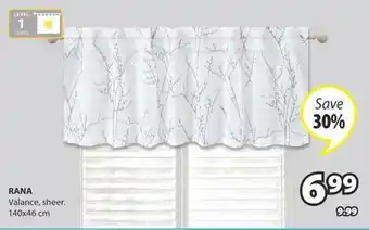JYSK RANA Valance offer