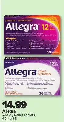 RxHealthMed Allegra Allergy Relief Tablets offer