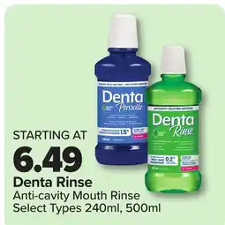 RxHealthMed Denta Rinse Anti-cavity Mouth Rinse offer
