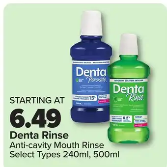 RxHealthMed Denta Rinse Anti-cavity Mouth Rinse offer