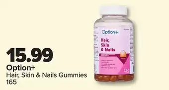 RxHealthMed Option + Hair, Skin & Nails Gummies offer